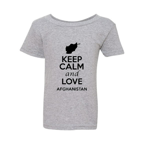 Keep Calm And Love Afghanistan Country People Patriotic Toddler Kids T-Shirt Tee