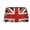 Gold, variant on Travel Makeup Bag British Flag Pattern Wide-open PU Leather Cosmetic Toiletry Pouch with Dividers & Zipper for Women Silver