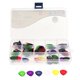 thumbnail image 2 of Púas de plástico portátiles estuche para guitarras acústicas / eléctricas 2.0mm Sunnimix Selecciones de púas de guitarra, 2 of 8