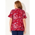 thumbnail image 3 of Catherines Women's Plus Size Petite Isabella Romance Blouse, 3 of 6