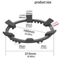 thumbnail image 3 of Heavy Duty Nonslip Cast Iron Wok Stand Stabilizer Durables Gass Stove Rack for Restaurant & Home Kitchen, 3 of 9
