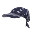 thumbnail image 5 of Paisley Print Bandana Visor Cap Adjustable Lightweight Sun Protection Headwear for Outdoor Sports Travel and Daily Wear, 5 of 5