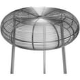 thumbnail image 4 of Meridian Furniture Tuscany Silver Metal Counter Stool, 4 of 7