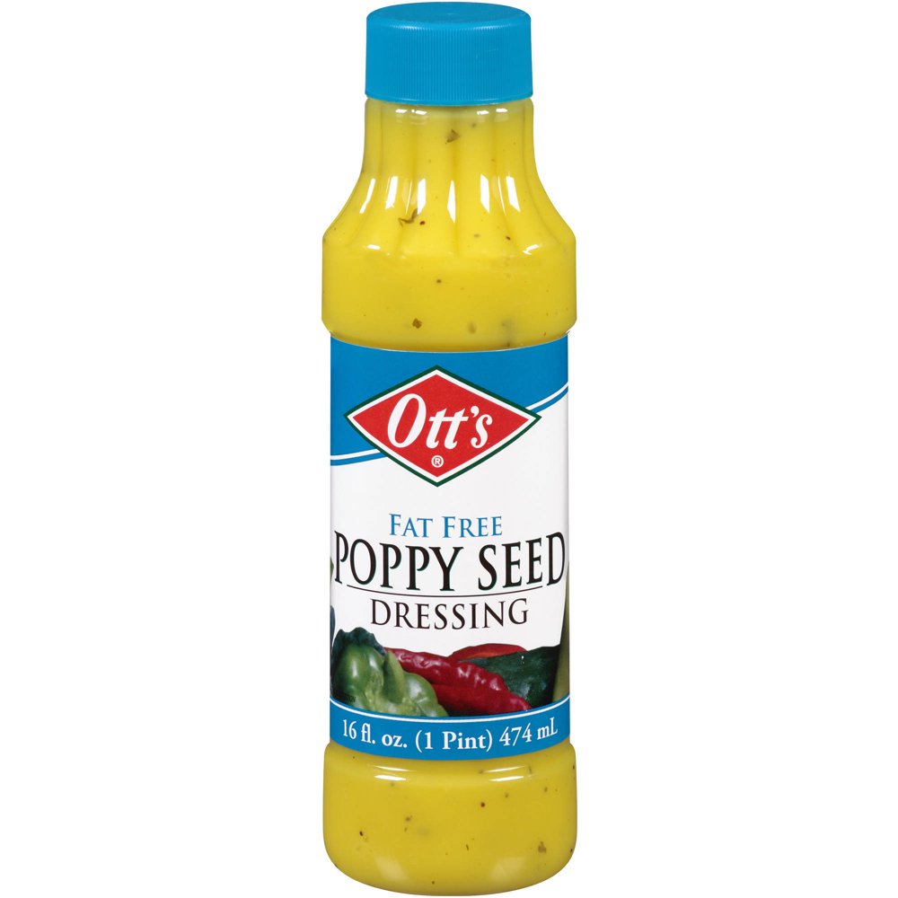 Ott's Fat Free Poppy Seed Dressing, 16 fl oz