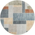 thumbnail image 2 of Nourison Astra Machine Washable 5'3" x Round Multicolor Contemporary Indoor Rug, 2 of 9