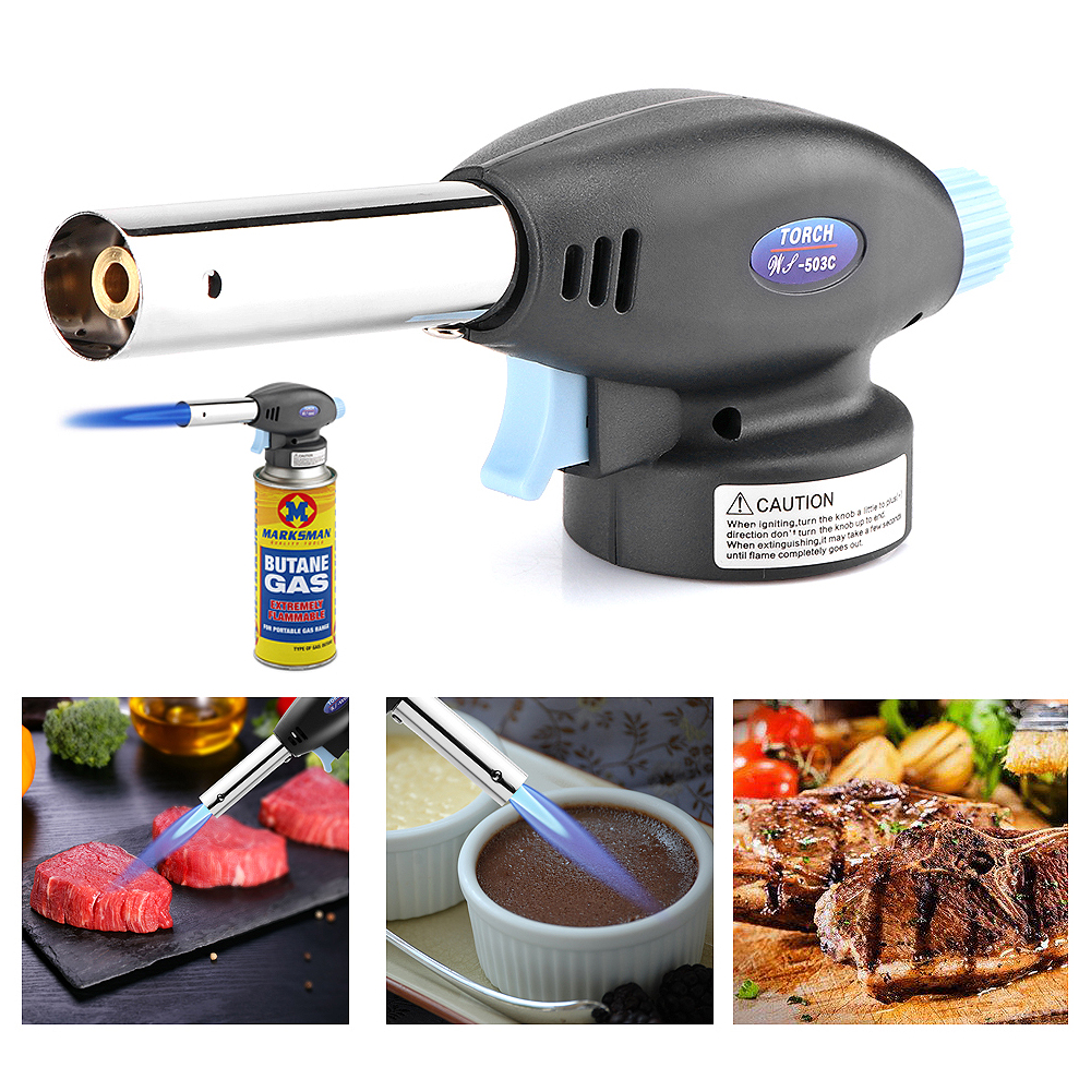 Upgraded Gas Torch Culinary Torch, Kitchen Torch Creme Brulee Torch