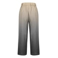 thumbnail image 5 of Jxximdong Cargo Pants for Women, Gradient Printed Loose Pocket Patchwork Casual Pants, Beige Womens Casual Trousers, 5 of 5