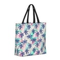 thumbnail image 2 of Sigee Palm Leaves Print Large Capacity Zippered Tote Bag - Durable, Stylish and Versatile for Everyday Use, 2 of 9
