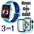 thumbnail image 4 of Correas para Apple Watch compatible con 45mm + Case protector de pantalla con Cristal Templado. Estilo Sport, ideal para hacer ejercicio. Mamá Pulpo Sport con case, 4 of 8