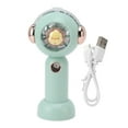 thumbnail image 2 of Lovely Handheld Misting Fan USB Rechargeable Small Pocket Mist Fan, 2 of 7