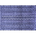 thumbnail image 1 of Ahgly Company Machine Washable Indoor Rectangle Abstract Blue Modern Area Rugs, 6' x 9', 1 of 4