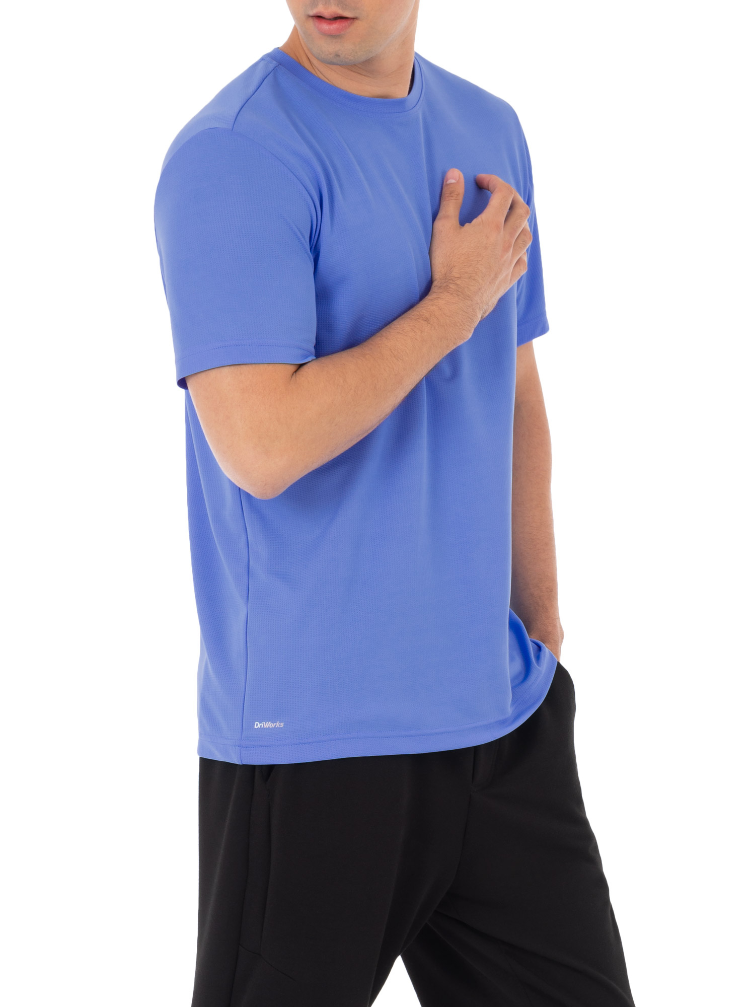 Athletic Works Men's and Big Men's Core Quick Dry Short Sleeve T-Shirt, up to Size 3XL
