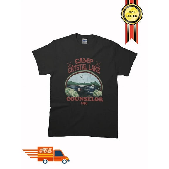 New Camp Crystal Lake Counselor Classic Premium MAN WOMAN T-Shirt SIze S-5XL