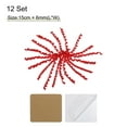 thumbnail image 2 of Unique Bargains 12 Count 6' Large Curly Bows for Gift Wrapping Curling Ribbon with Self Adhesive for Gift Wrap, Red, 2 of 7