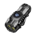 thumbnail image 4 of Mini linterna de mano, lámpara recargable, linterna LED, antorcha de Camping para mochilero, tienda, senderismo, viajes, iluminación exterior, 4 of 7