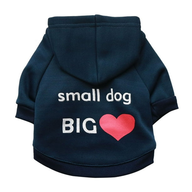 Ropa para mascotas de otoño e invierno, ropa para perros, tela polar con sombrero MFZFUKR xl