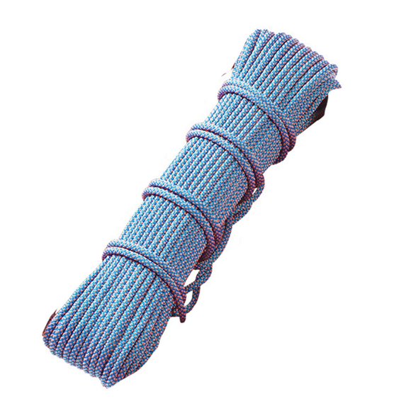 10m Outdoor Escape Tools Tree Rock Equipment Mountaineering Lifeline Safety Rope Climbing Rope Emergency Survival BLUE