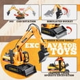 thumbnail image 5 of Toys Gifts for 3 4 5 6 7 8 Year Old Boys, Truck Construction Toy for Boys, Engineering Vehicles with Light & Sound, 5 of 7