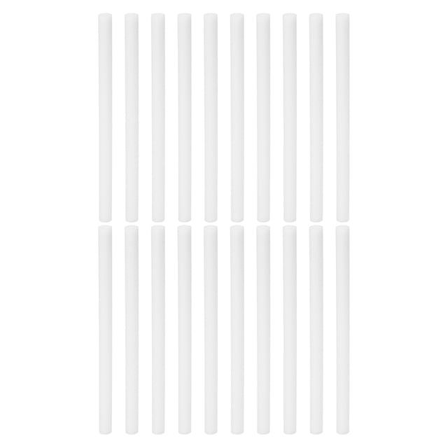 Unique Bargains Cotton Filter Sticks, Refill Sticks Filter Wicks Replacement (5.31'' x 0.31''), White 20Pack