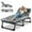 Gray-F17, variant on Lilypelle Camping Cot, Adjustable 4-Position Adults Reclining folding Chaise with Pillow, Outdoor portable Lounge Chair Sleeping Cots Bed, Perfect for Camping, Pool, Beach, Patio