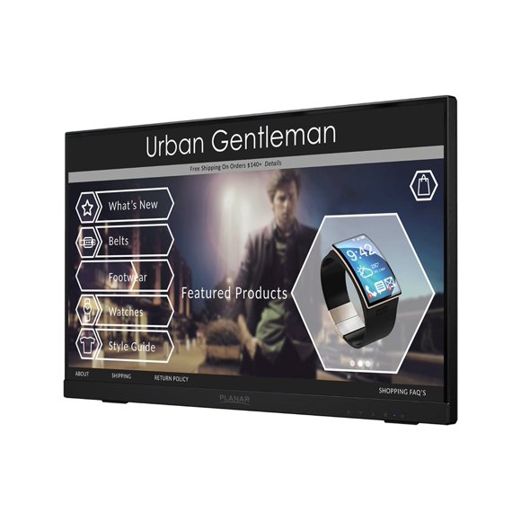 Planar Helium PCT2235 - LED monitor - 22" (21.5" viewable) - touchscreen - 1920 x 1080 Full HD (1080p) - 250 cd/m�� - 1000:1 - 14 ms - HDMI, VGA, DisplayPort - speakers - with 3-Years Warranty Planar Customer First