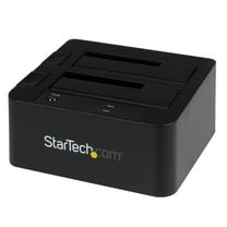 ESATA/USB 3.0 DUAL HDD/SSD DOCK W/ UASP F/ SATA 6GBPS 2.5/3.5IN HDD