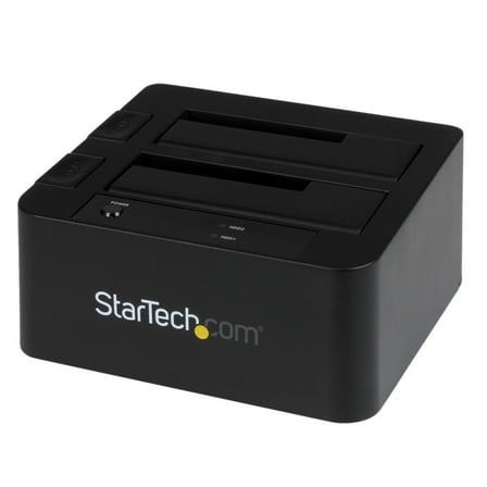 ESATA/USB 3.0 DUAL HDD/SSD DOCK W/ UASP F/ SATA 6GBPS 2.5/3.5IN HDD