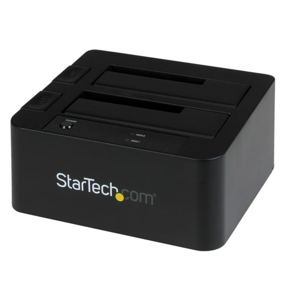 ESATA/USB 3.0 DUAL HDD/SSD DOCK W/ UASP F/ SATA 6GBPS 2.5/3.5IN HDD