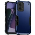 thumbnail image 5 of For Motorola Moto G Stylus 5G 2024 Premium Tough Shockproof Hybrid Heavy Duty 2in1 TPU Bumper Rugged Rubber Armor Cover ,Xpm Phone Case [ Blue / Black ], 5 of 8