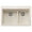 White, variant on Blanco 443213 33 x 22 in. 1H 2B Dual Mount Kitchen Sink - White