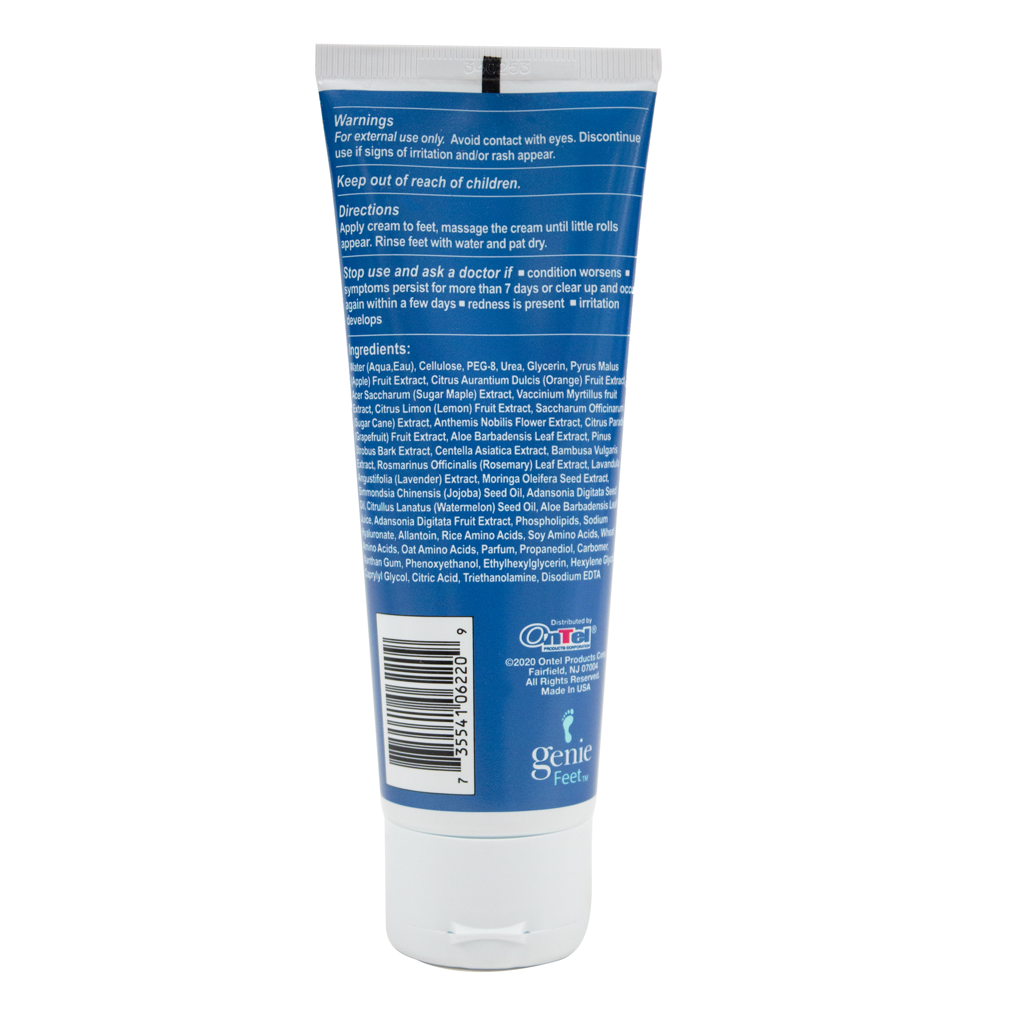 Genie Feet Exfoliating Foot Peel Cream for Smooth Beautiful feet, 4 oz.