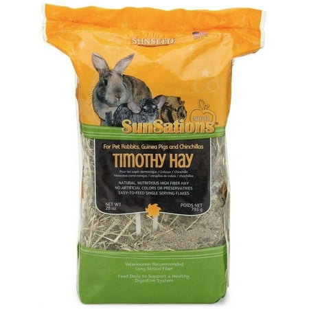 Sunseed SunSations Natural Timothy Hay [Small Pet, Foods] 28 oz