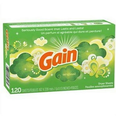 Gain Dryer Sheets, 120 Count