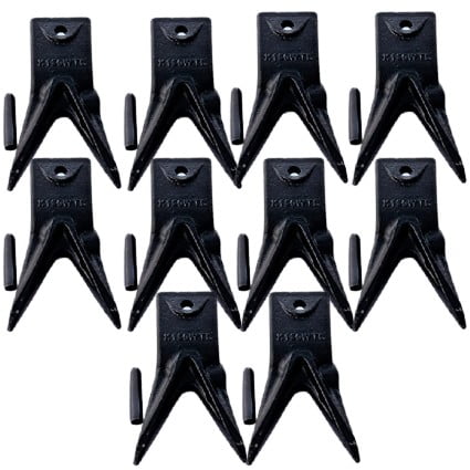 10PK X156 Twin Tiger Rock Bucket Teeth w Roll Pins - X156WTL , P156 10PK X156 Twin Tiger Rock Bucket Teeth w Roll Pins - X156WTL , P156