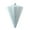 Baby Blue, variant on Vickerman 6" Matte Teal Cone Ornament, 3 per bag.