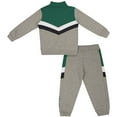 thumbnail image 2 of Toddler Colosseum  Heather Gray Michigan State Spartans Clarence Fleece Quarter-Zip Sweatshirt & Sweatpants Set, 2 of 2