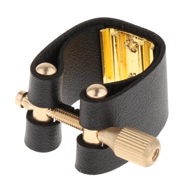 Abrazadera para saxofón alto Abrazaderas para saxofón alto profesional Musical para saxofón alto perfke Ligadura de saxofón