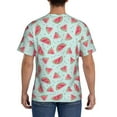 thumbnail image 2 of Naloa Watermelon Men's T-Shirt Sport T-shirt Men's Basic Tee Casual Men's Shirt, Round Neck, Short Sleeves - Medium, 2 of 5