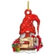 thumbnail image 1 of Navidad Muñeco De Gnomo De Madera Colgante Invierno Navidad Fiesta Temática País Granja Decoración Para Árbol De Navidad Puerta Ventana Scienceny HA040067-02, 1 of 6