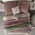 thumbnail image 4 of Vianney Ultra-Soft Twin-Full Size Sherpa Blanket, Cozy and Warm Double-Sided Cream and Pink Plush Blanket, Lilac, 71" x 87", Machine Washable, for Mom, 4 of 8