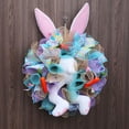 thumbnail image 4 of SIYTUAU Easter Wreath Pendant With Rabbit Design Plastic Hanging Ornament For Home Spring Decoration, 4 of 9
