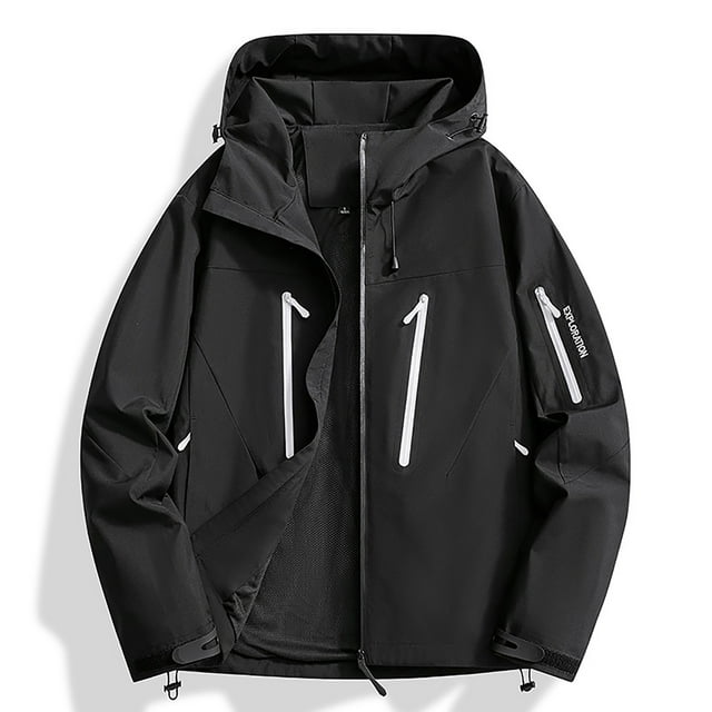 Ofreoo Veste de Travail Fine Coupe-Vent Printemps et Automne pour Femmes Remises Gris Foncé L