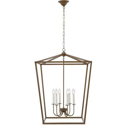 

Maddox 6 light Vintage Gold pendant
