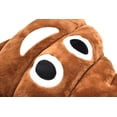 thumbnail image 2 of Cute Plush Poop Pillow Cushion Toy Throw Pillows Gift for Friends, Kids and Dogs, 13.8x13.8 Inch (Brown), 2 of 8