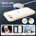 thumbnail image 4 of JJEAN-Magnetic for iPhone SE Case 3rd/2rd,iPhone 8/7 Case, [Compatible with MagSafe][Military Grade Drop Protection][Heavy Duty Protection][Non-Slip] 2-Layer Bumper Phone Case 4.7''-Antique White, 4 of 4
