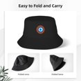 thumbnail image 3 of ZICANCN Bucket Hat Unisex for Men Women, Blue Eye Fashion Fishing Hat Cute Fisherman Cap, Black, 3 of 5