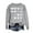 163#Gray, variant on Njagoc3 Womens Round Neck Printed Sweatshirt Long Sleeve Tops Sweatshirt Hooded Sweatshirt