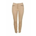 thumbnail image 3 of I.N.C Womens Faux Leather Casual Trouser Pants, Beige, 12 Short, 3 of 3