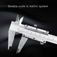 thumbnail image 2 of Riwesomey Calibrador Vernier de acero al carbono de 0-150mm/0-200mm, micrómetro de Metal, herramienta de medición de milímetros y pulgadas Medidores de medidas dimensionales 230 x 80 x 16 mm, 2 of 6