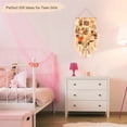 thumbnail image 5 of Hanging Photo Display with Clip,Picture Frames Collage with LED Light String,Home Wall Decor,Photo Display Hanging Shelves for Teenager Teen Girl Gifts,Topboutique,Beige, 5 of 9